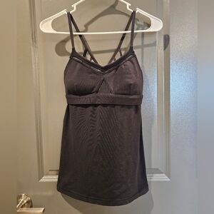 Lululemon Athletica Black Strappy Just Breathe Tank